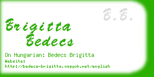 brigitta bedecs business card